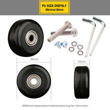 Load image into Gallery viewer, Suitcase Wheels 1 pair of Luggage Suitcase Replacement Wheel Factory direct sale Axles Deluxe Repair Deluxe Repair Tool  Casters