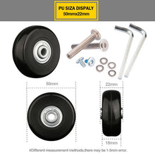 Load image into Gallery viewer, Suitcase Wheels 1 pair of Luggage Suitcase Replacement Wheel Factory direct sale Axles Deluxe Repair Deluxe Repair Tool  Casters