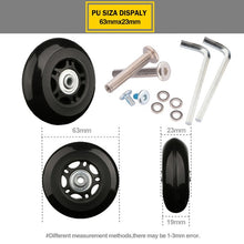 Load image into Gallery viewer, Suitcase Wheels 1 pair of Luggage Suitcase Replacement Wheel Factory direct sale Axles Deluxe Repair Deluxe Repair Tool  Casters