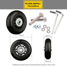 Load image into Gallery viewer, Suitcase Wheels 1 pair of Luggage Suitcase Replacement Wheel Factory direct sale Axles Deluxe Repair Deluxe Repair Tool  Casters