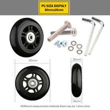 Load image into Gallery viewer, Suitcase Wheels 1 pair of Luggage Suitcase Replacement Wheel Factory direct sale Axles Deluxe Repair Deluxe Repair Tool  Casters