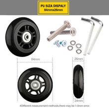 Load image into Gallery viewer, Suitcase Wheels 1 pair of Luggage Suitcase Replacement Wheel Factory direct sale Axles Deluxe Repair Deluxe Repair Tool  Casters