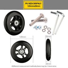 Load image into Gallery viewer, Suitcase Wheels 1 pair of Luggage Suitcase Replacement Wheel Factory direct sale Axles Deluxe Repair Deluxe Repair Tool  Casters