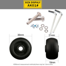 Load image into Gallery viewer, Suitcase Wheels 1 pair of Luggage Suitcase Replacement Wheel Factory direct sale Axles Deluxe Repair Deluxe Repair Tool  Casters