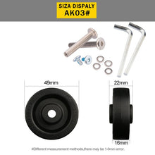 Load image into Gallery viewer, Suitcase Wheels 1 pair of Luggage Suitcase Replacement Wheel Factory direct sale Axles Deluxe Repair Deluxe Repair Tool  Casters