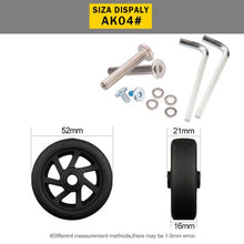 Load image into Gallery viewer, Suitcase Wheels 1 pair of Luggage Suitcase Replacement Wheel Factory direct sale Axles Deluxe Repair Deluxe Repair Tool  Casters