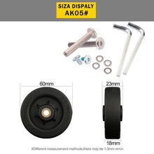 Load image into Gallery viewer, Suitcase Wheels 1 pair of Luggage Suitcase Replacement Wheel Factory direct sale Axles Deluxe Repair Deluxe Repair Tool  Casters