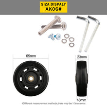 Load image into Gallery viewer, Suitcase Wheels 1 pair of Luggage Suitcase Replacement Wheel Factory direct sale Axles Deluxe Repair Deluxe Repair Tool  Casters