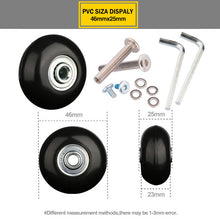 Load image into Gallery viewer, Suitcase Wheels 1 pair of Luggage Suitcase Replacement Wheel Factory direct sale Axles Deluxe Repair Deluxe Repair Tool  Casters