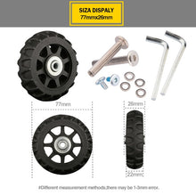 Load image into Gallery viewer, Suitcase Wheels 1 pair of Luggage Suitcase Replacement Wheel Factory direct sale Axles Deluxe Repair Deluxe Repair Tool  Casters