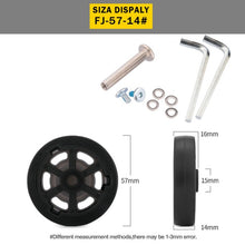 Load image into Gallery viewer, Suitcase Wheels 1 pair of Luggage Suitcase Replacement Wheel Factory direct sale Axles Deluxe Repair Deluxe Repair Tool  Casters
