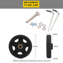 Load image into Gallery viewer, Suitcase Wheels 1 pair of Luggage Suitcase Replacement Wheel Factory direct sale Axles Deluxe Repair Deluxe Repair Tool  Casters