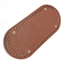 Load image into Gallery viewer, 2019 New Oval Long Bottom for Knitting Bag PU Leather 60 Holes Women Bags Handmade DIY Accessories