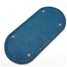 Load image into Gallery viewer, 2019 New Oval Long Bottom for Knitting Bag PU Leather 60 Holes Women Bags Handmade DIY Accessories