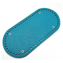 Load image into Gallery viewer, 2019 New Oval Long Bottom for Knitting Bag PU Leather 60 Holes Women Bags Handmade DIY Accessories