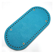 Load image into Gallery viewer, 2019 New Oval Long Bottom for Knitting Bag PU Leather 60 Holes Women Bags Handmade DIY Accessories