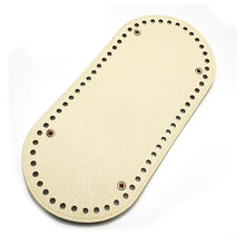 Load image into Gallery viewer, 2019 New Oval Long Bottom for Knitting Bag PU Leather 60 Holes Women Bags Handmade DIY Accessories