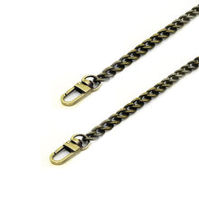 Load image into Gallery viewer, Ultralight Aluminum Chains DIY Gold, Silver, Gun bag strap 12mm Replacement Purse Chain Shoulder Bag Straps for Small Handbags